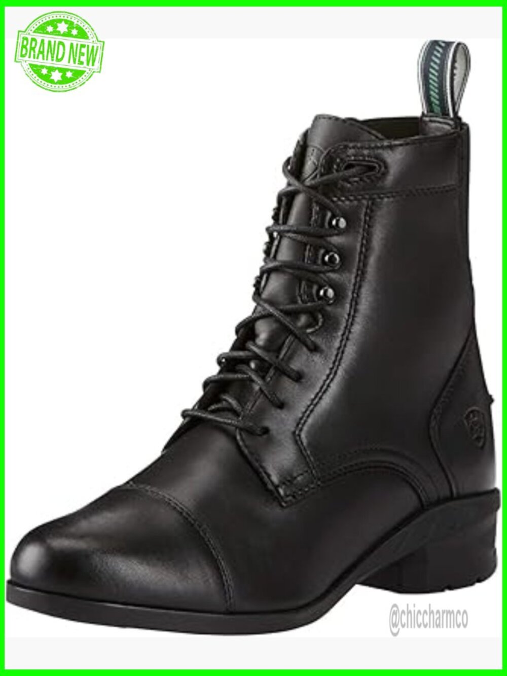 Women's Heritage Paddock Boots - Full Grain Leather, Lace Up